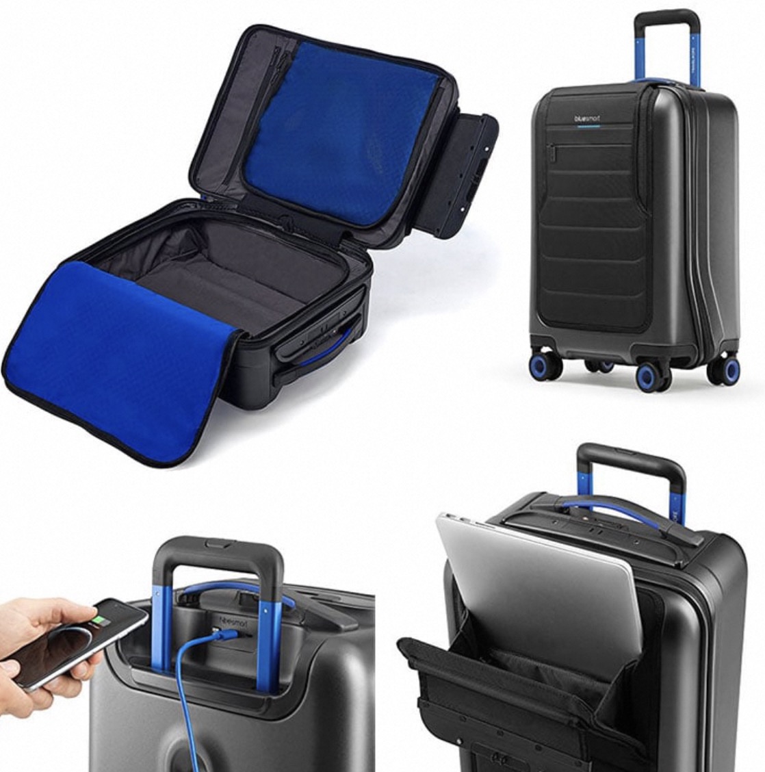 smart carry on suitcase