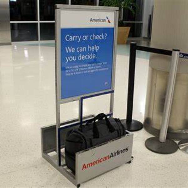 how strict is american airlines with carry on size