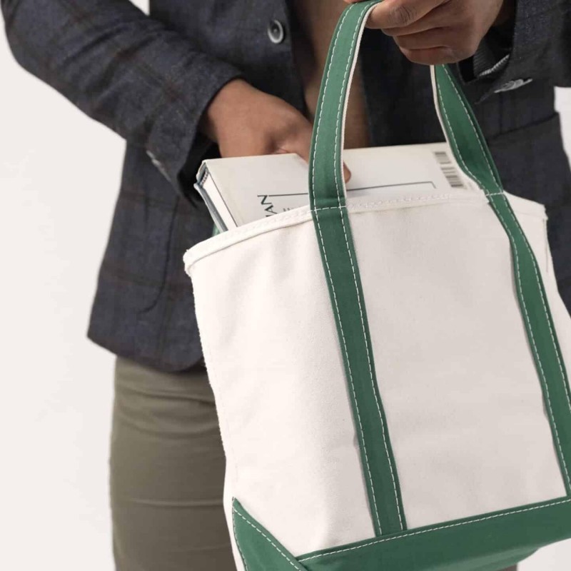 men's casual canvas shopping tote