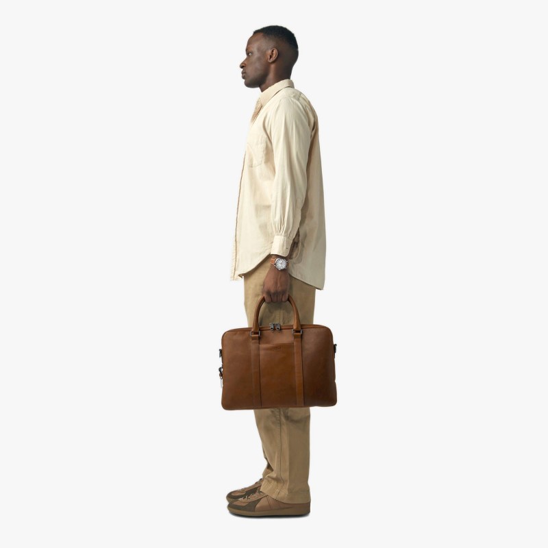 leather briefcase for business professionals