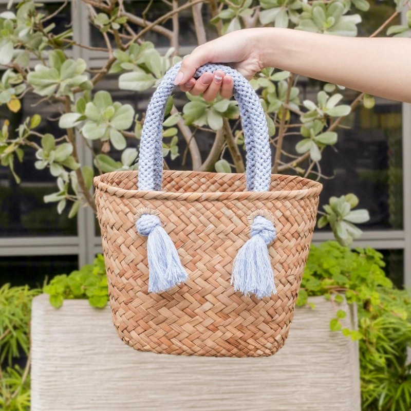 stylish summer straw tote bag for women