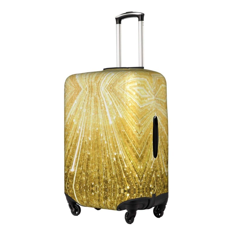 gold suitcase